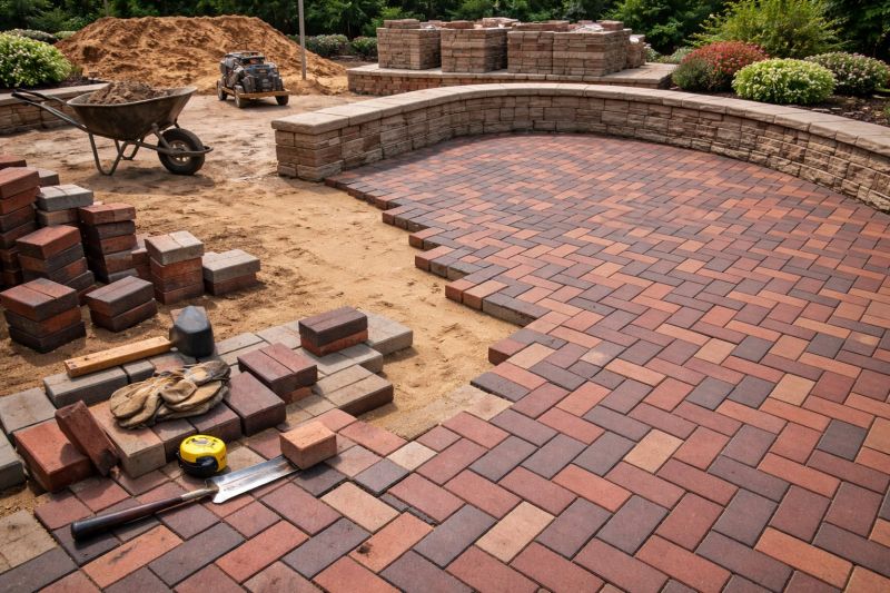 Brick Hardscape Construction in Worcester, MA