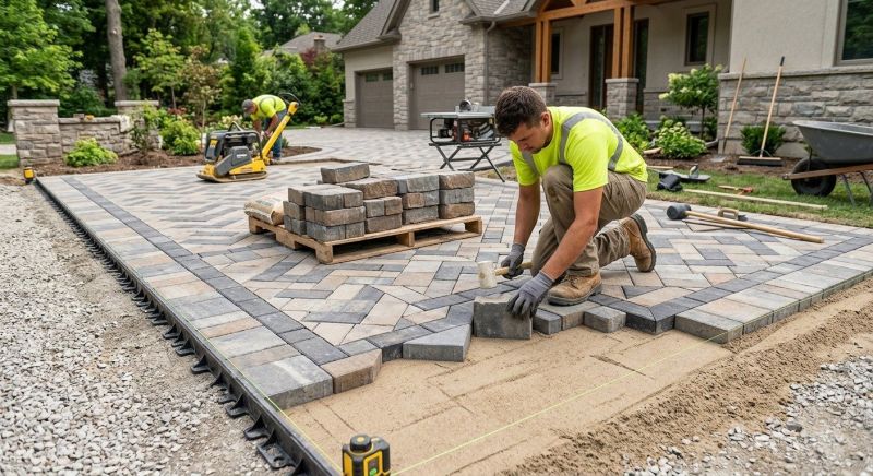 Cement Pavers Installation in Boston, MA