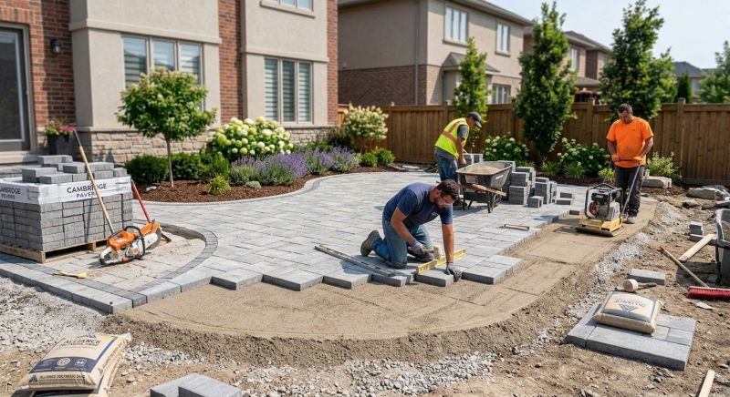 Paver Patio Construction in Boston, MA