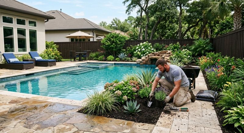 Pool Deck Landscaping in Honolulu, HI